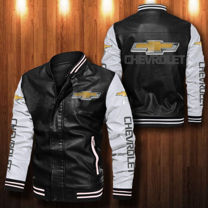 Chevrolet Leather Bomber Jacket