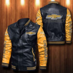 Chevrolet Leather Bomber Jacket