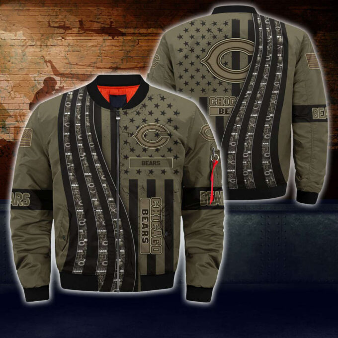 Chicago Bears Bomber Jacket Camo For This Season