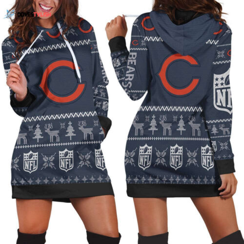 Chicago Bears Hoodie Dress For Women