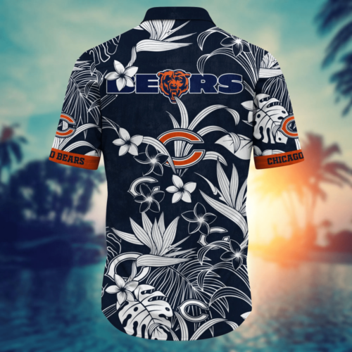Chicago Bears NFL Flower Hawaii Shirt  For Fans, Summer Football Shirts