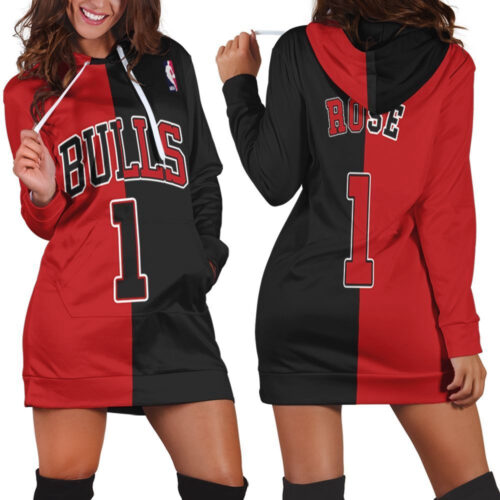 Chicago Bulls Hoodie Dress For Women