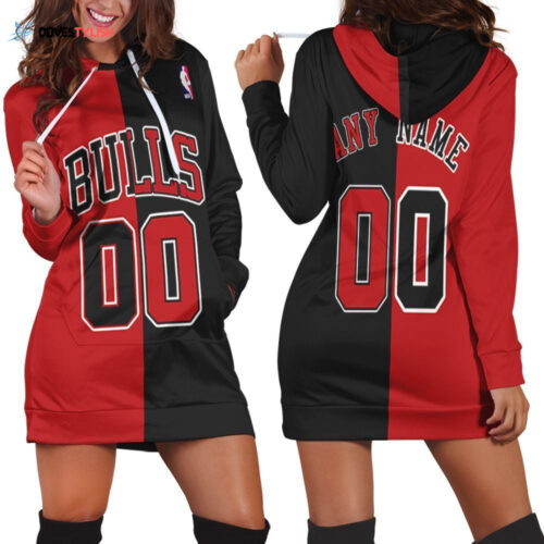 Chicago Bulls Hoodie Dress For Women