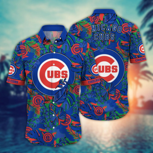 Chicago Cubs MLB Flower Hawaii Shirt  For Fans, Summer Football Shirts