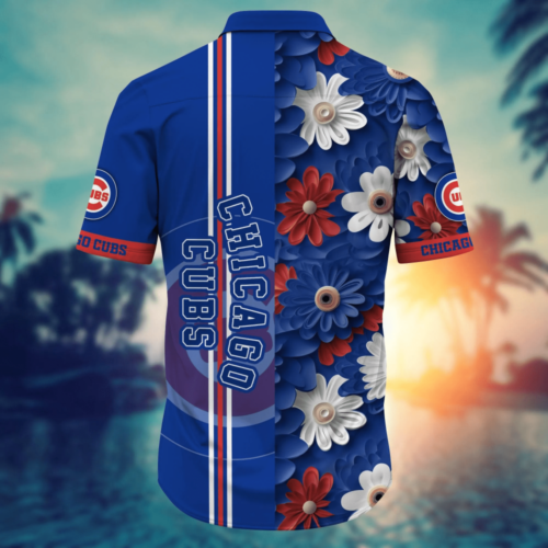 Chicago Cubs MLB Flower Hawaii Shirt And Tshirt For Fans, Summer Football Shirts