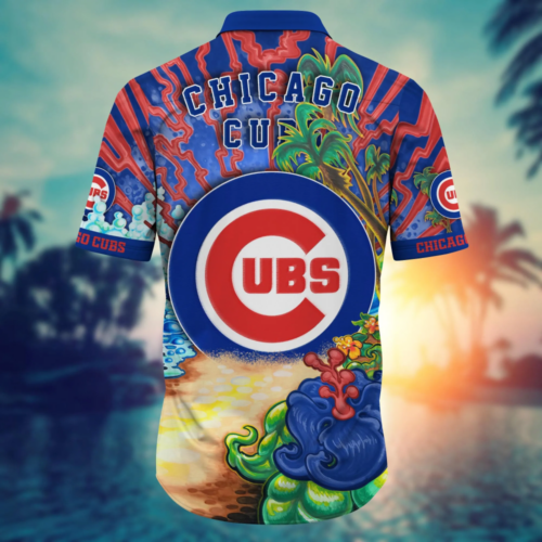 Chicago Cubs MLB Flower Hawaii Shirt   For Fans, Summer Football Shirts