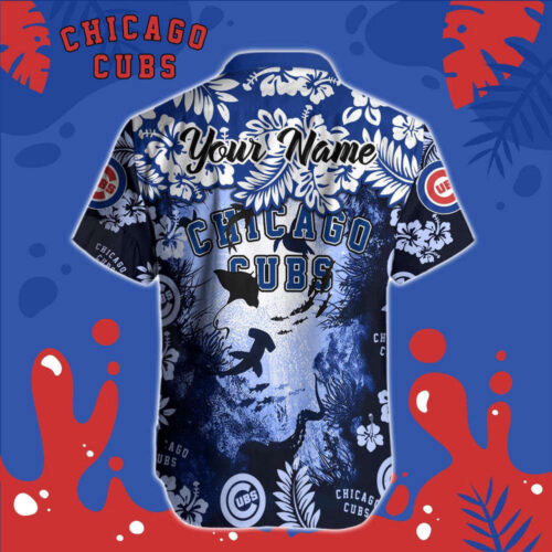 Chicago Cubs MLB-Hawaiian Shirt Custom For Men Women