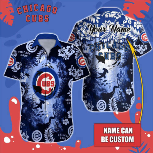 Chicago Cubs MLB-Hawaiian Shirt Custom For Men Women