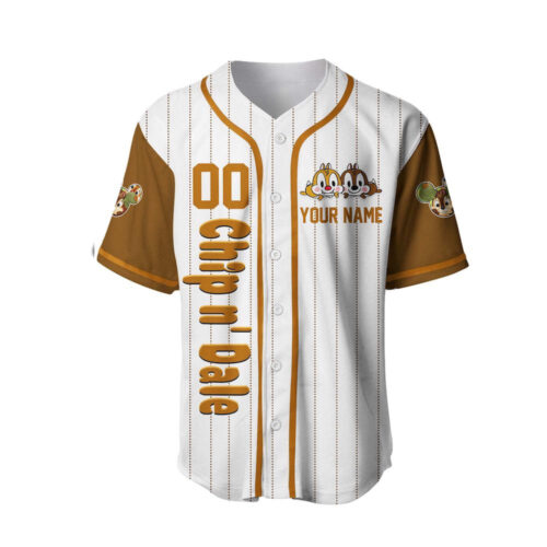 Chip n’ Dale Personalized Baseball Jersey Gift For Men Women