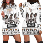 Christmas Gnomes Pittsburgh Pirates Hoodie Dress For Women