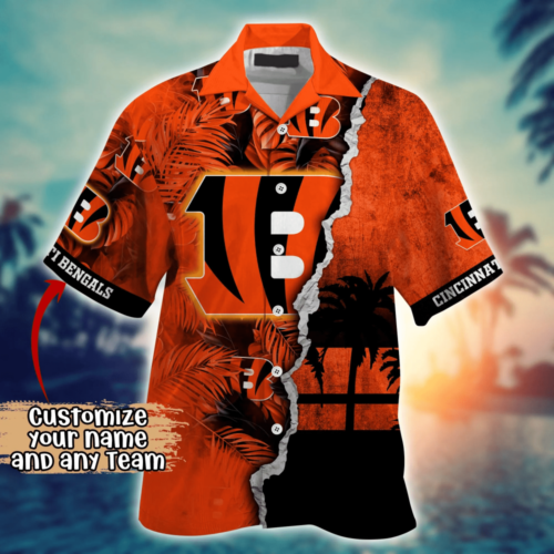 Cincinnati Bengals NFL Flower Hawaii Shirt  For Fans, Custom Summer Football Shirts