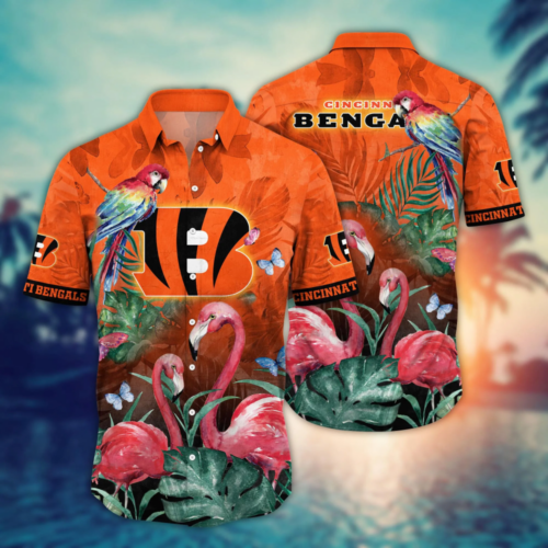 Cincinnati Bengals NFL Flower Hawaii Shirt   For Fans, Summer Football Shirts