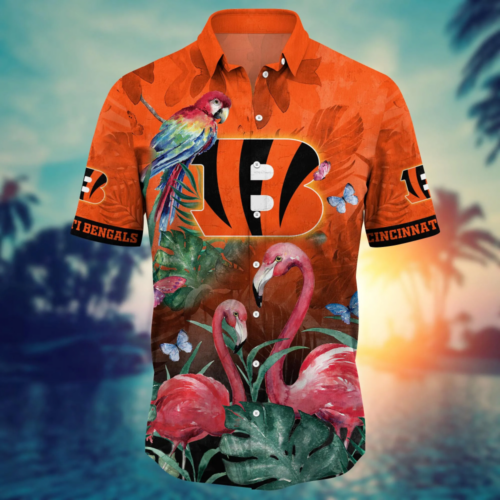Cincinnati Bengals NFL Flower Hawaii Shirt   For Fans, Summer Football Shirts