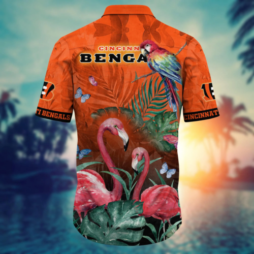 Cincinnati Bengals NFL Flower Hawaii Shirt   For Fans, Summer Football Shirts