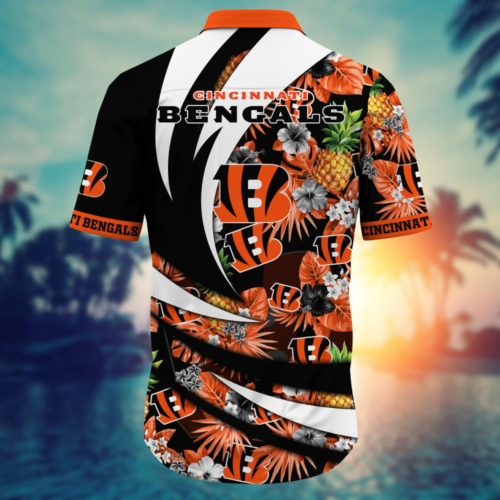 Cincinnati Bengals NFL Flower Hawaii Shirt  For Fans, Summer Football Shirts