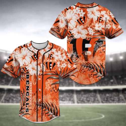 Cincinnati Bengals With Nfl Baseball Jersey Shirt For Men Women