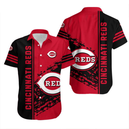 Cincinnati Reds Hawaiian Shirt Quarter Style MLB Gift For Sports Lovers
