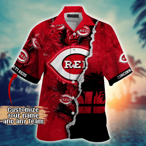 Cincinnati Reds MLB Flower Hawaii Shirt   For Fans, Custom Summer Football Shirts