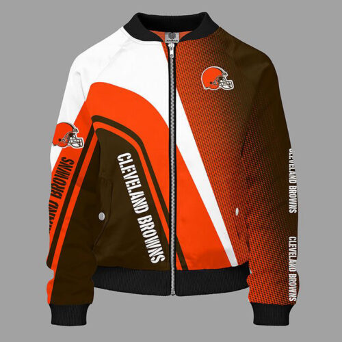 Cleveland Browns Orange Bomber Jacket
