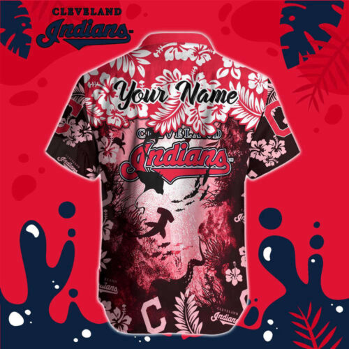 Cleveland Indians MLB-Hawaiian Shirt Custom  For Men Women