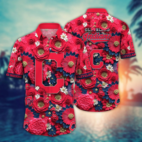 Cleveland Indians MLB Hawaiian Shirt Trending For This Summer Customize Shirt Any Team