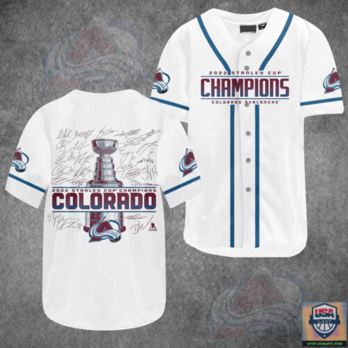 Colorado Avalanche Baseball Jersey For Fans BJ0046