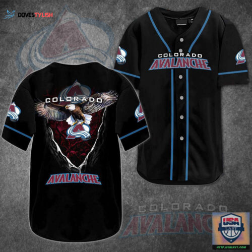 Colorado Avalanche Baseball Jersey For Fans BJ0049