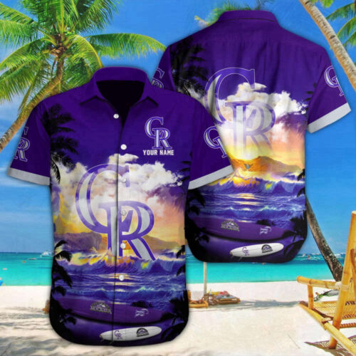 Colorado Rockies MLB-Custom Hawaii Shirt  For Men Women