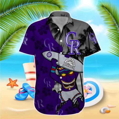 Colorado Rockies MLB-Hawaiian Shirt Custom  For Men Women