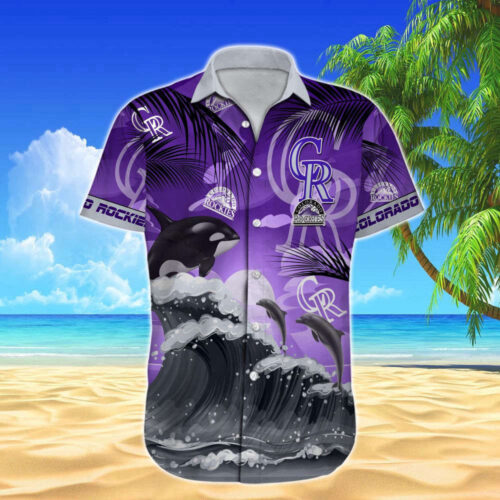 Colorado Rockies MLB-Hawaiian Shirt Custom  For Men Women