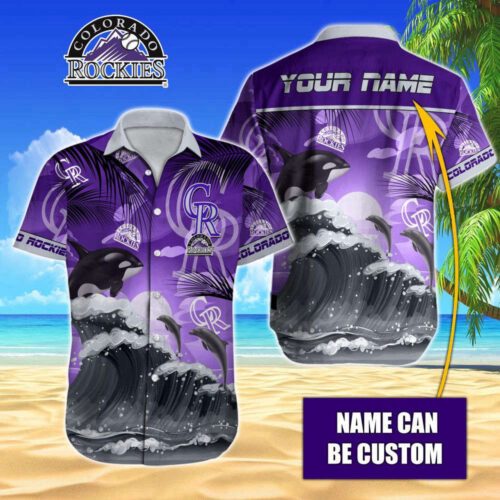 Colorado Rockies MLB-Hawaiian Shirt Custom  For Men Women