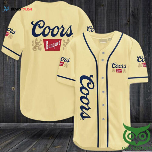 Coors Banquet Baseball Jersey Shirt