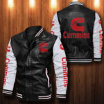 Cummins Leather Bomber Jacket