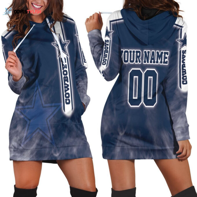 Dallas Cowboys Hoodie Dress For Women