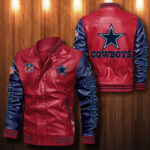 Dallas Cowboys Leather Bomber Jacket