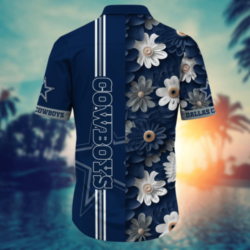 Dallas Cowboys NFL Flower Hawaii Shirt  For Fans, Summer Football Shirts