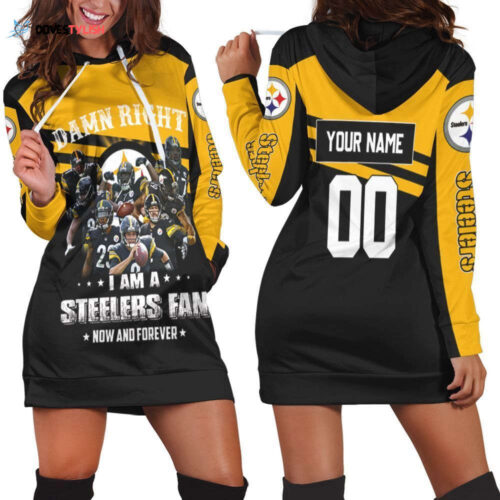 Damn RPittsburgh Steelers Hoodie Dress For Women