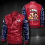 Denver Broncos Leather Bomber Jacket