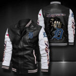 Detroit Tigers Leather Bomber Jacket