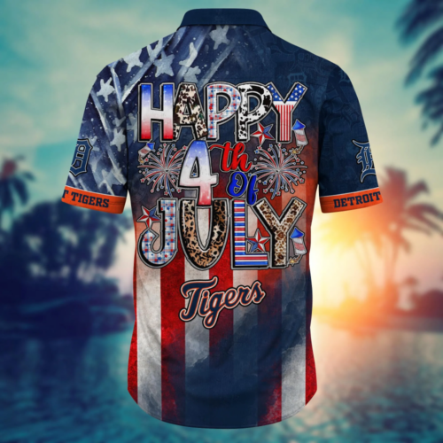 Detroit Tigers MLB Hawaii Shirt Independence Day, Summer Shirts
