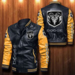 Dodge Ram Leather Bomber Jacket