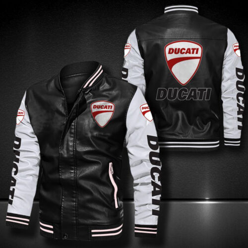 Ducati Leather Bomber Jacket