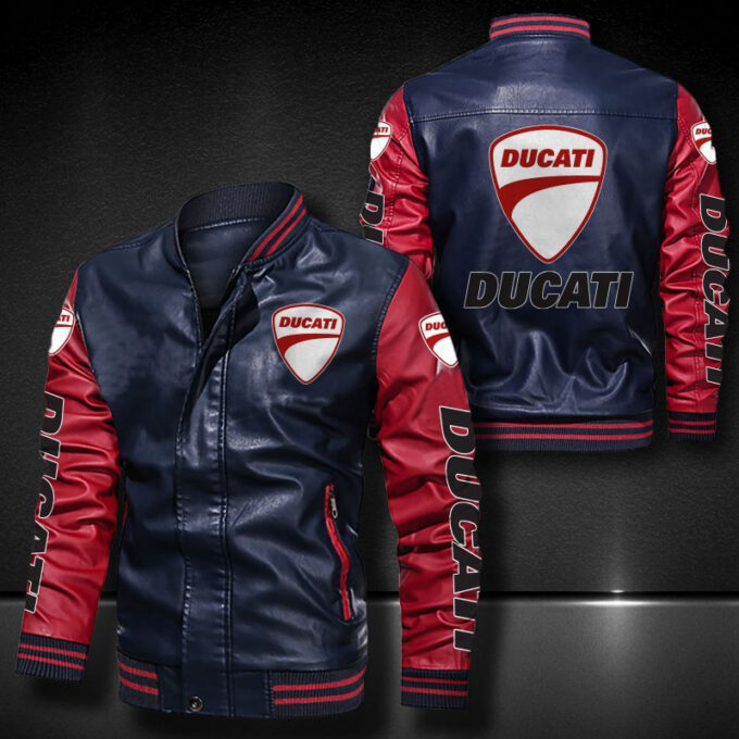 Ducati Leather Bomber Jacket