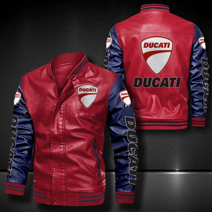 Ducati Leather Bomber Jacket