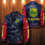 Fc Nantes Leather Bomber Jacket