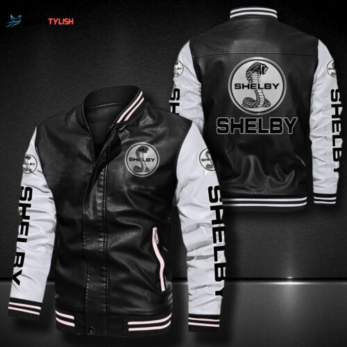 Ford Shelby Leather Bomber Jacket