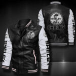 Ford Shelby Leather Bomber Jacket