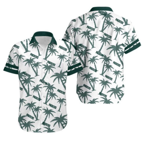 Green Bay Packers Coconut Tree NFL Gift For Fan Hawaii Shirt