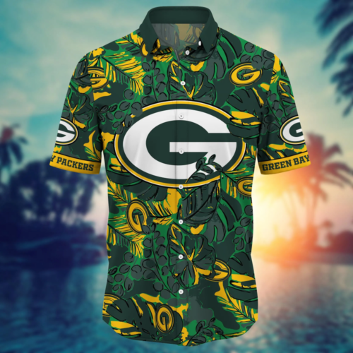 Green Bay Packers NFL Flower Hawaii Shirt  For Fans, Summer Football Shirts NA49404