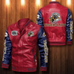 Hamilton Tiger Cat Leather Bomber Jacket